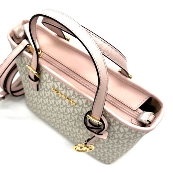 Michael Kors Jet Set Travel Extra-Small Top-Zip Tote Bag & Double Zip Wallet Set - Picture 6 of 12